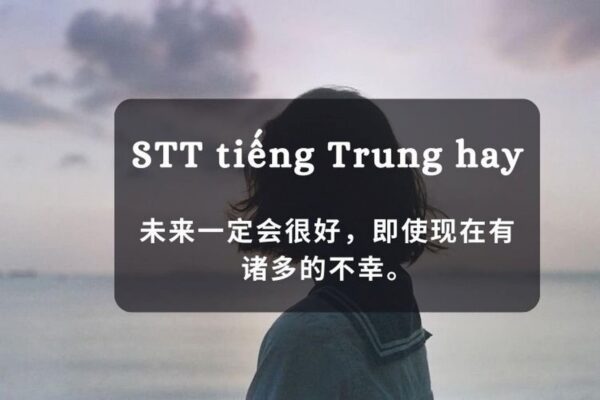 Những câu status tiếng Trung hay về cuộc sống